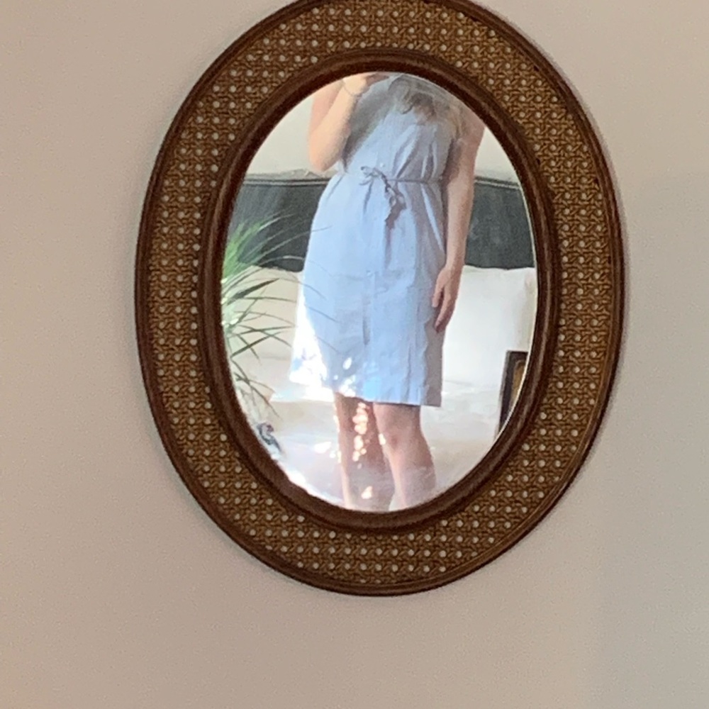 Brooks Brothers Striped Linen Shirt Dress